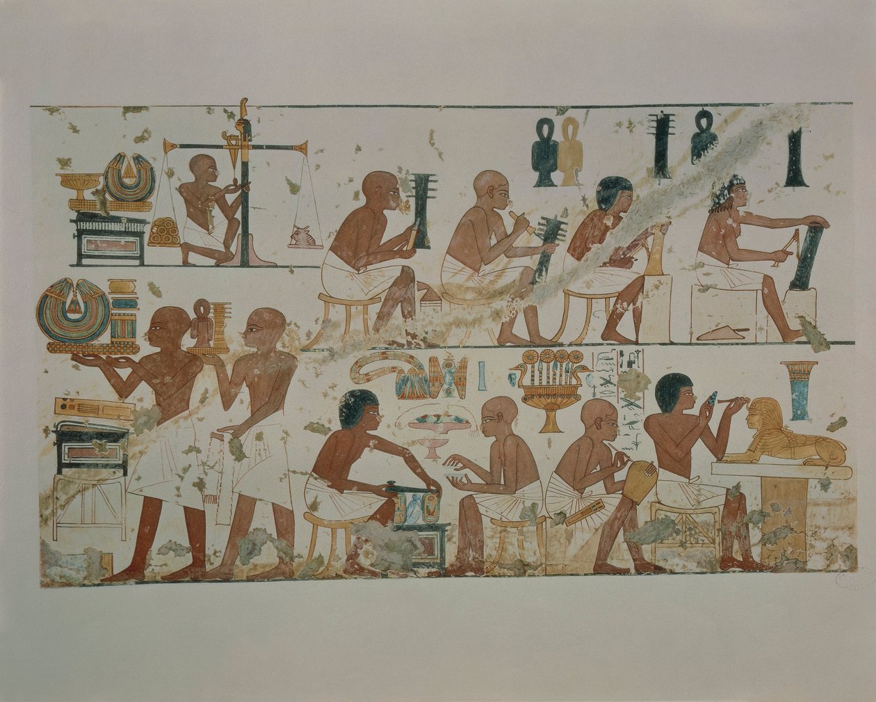 Ancient Egyptian Painting by Nina de Garis Davies