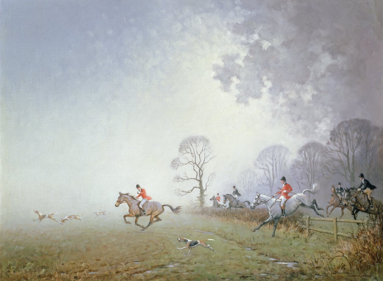 Hunting Scene by Ninetta Butterworth