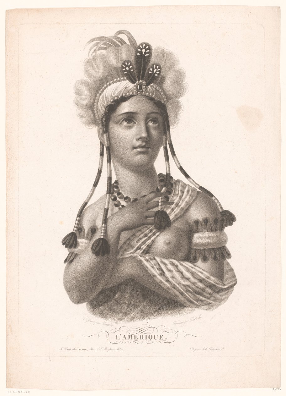 Personification of America by Noel Francois Bertrand