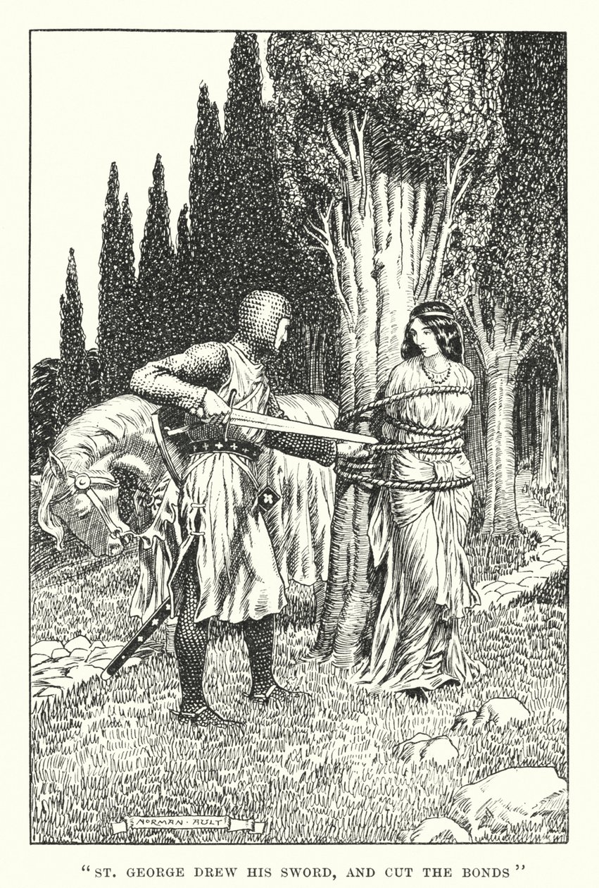 St George Drew His Sword, and Cut the Bonds by Norman Ault