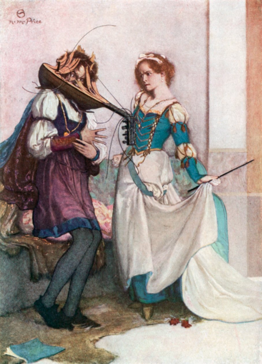 The Gentle Katherine. The Taming of the Shrew – Act II, Scene 1 by Norman Mills (after) Price