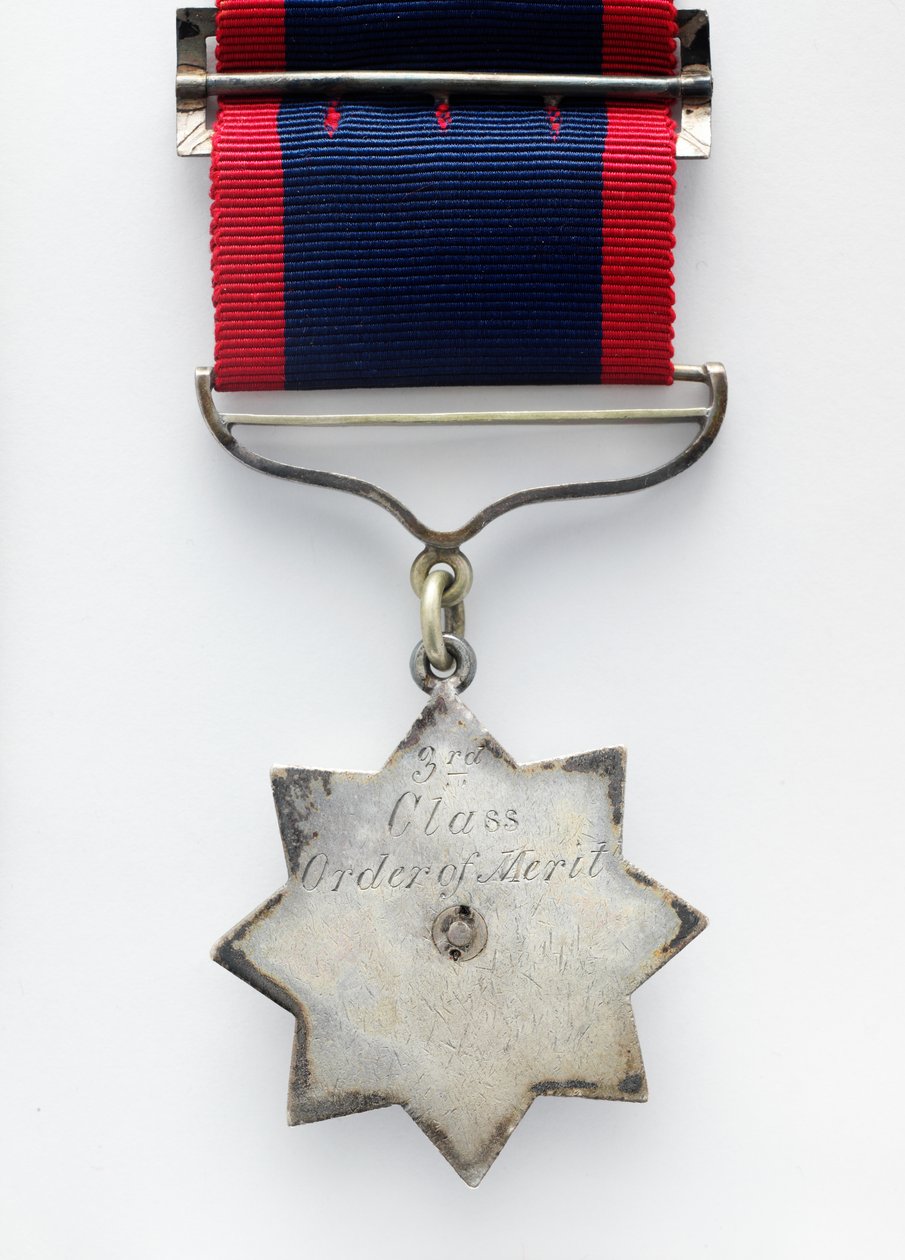 Indian Order of Merit, Military Division, awarded to Havildar Biaz, The Queen
