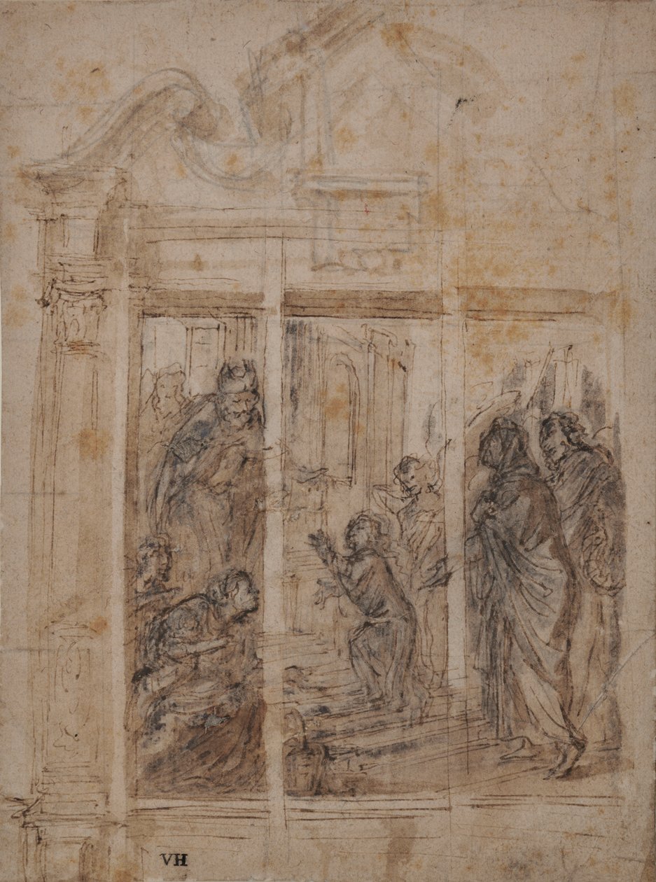 The Presentation of the Virgin at the Temple by Northern Italian School