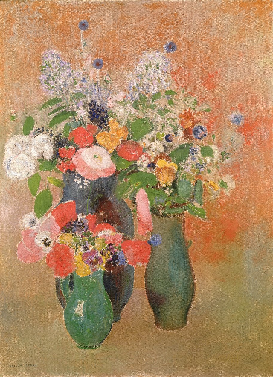Still Life of Flowers by Odilon Redon