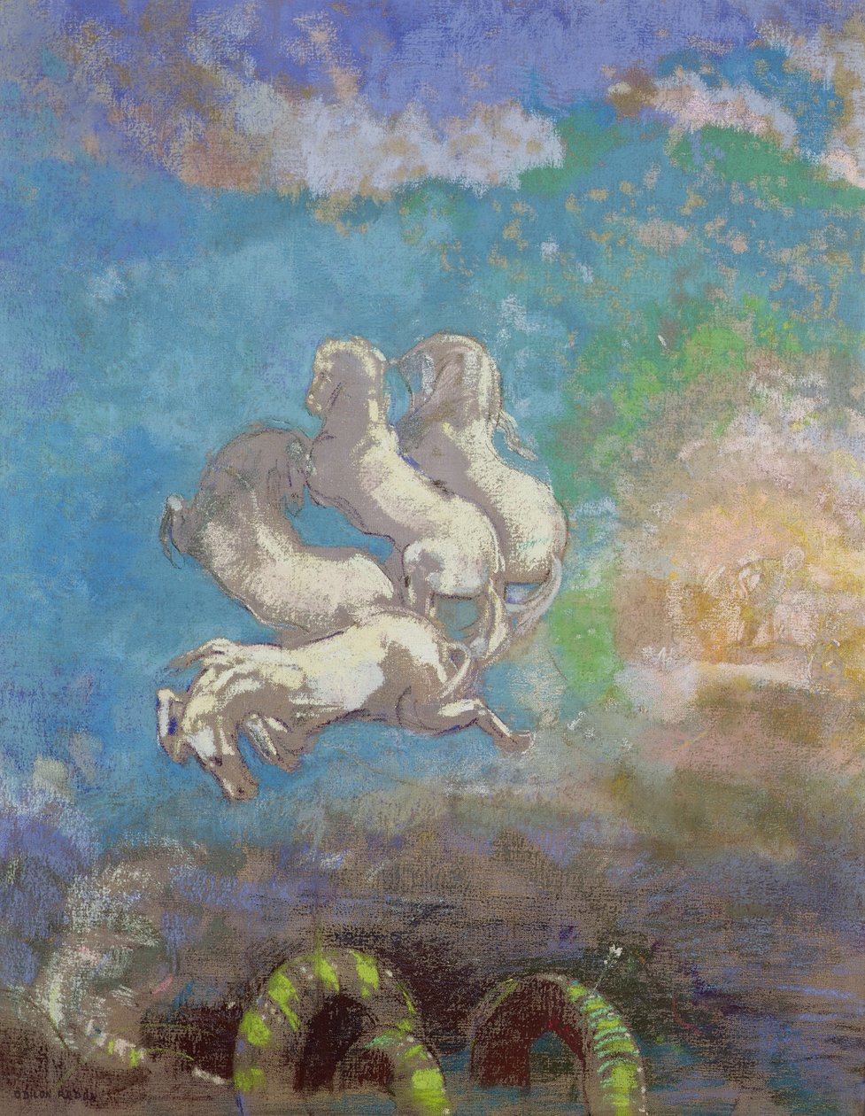 The Chariot of Apollo by Odilon Redon
