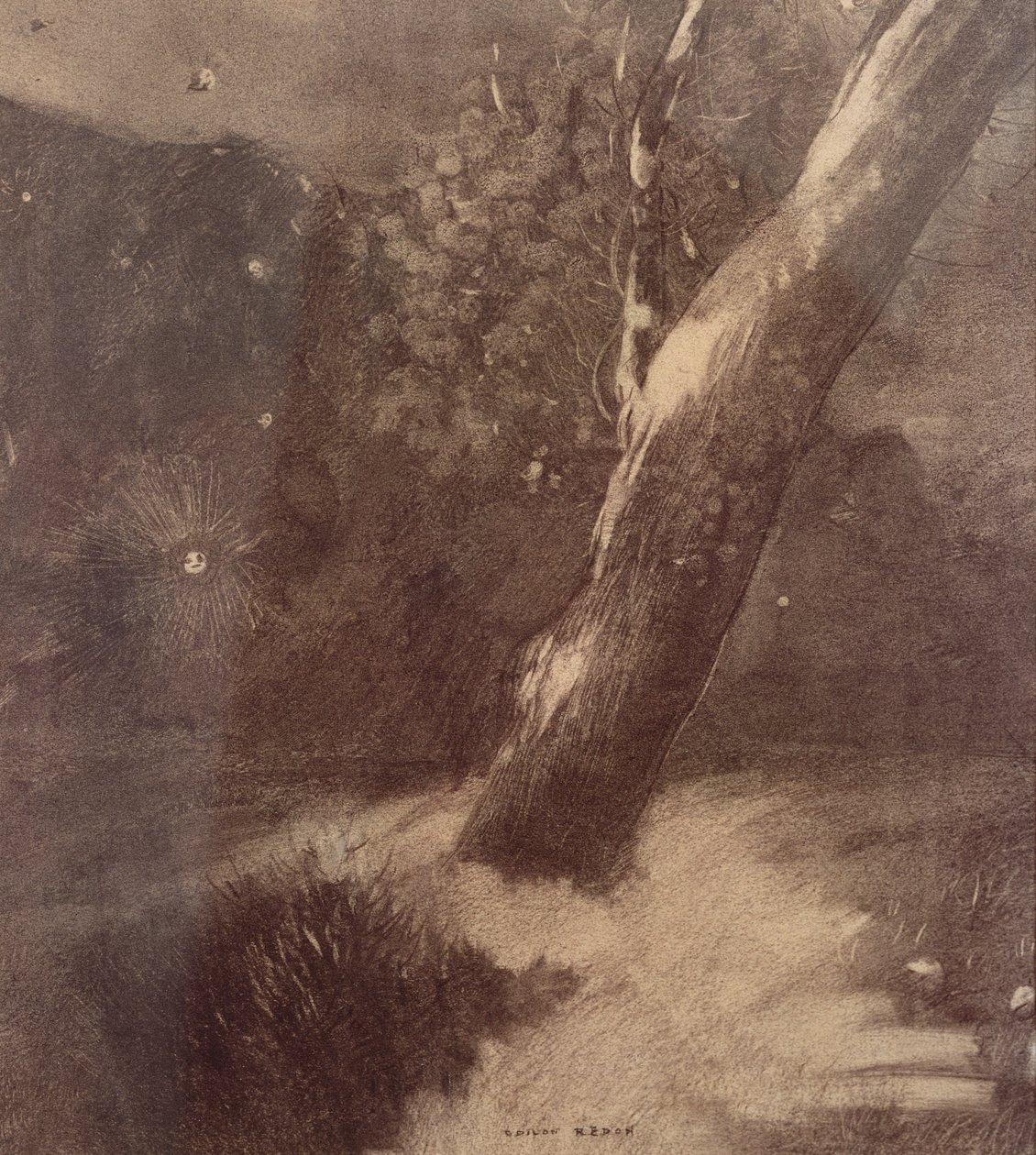Tree and Stars by Odilon Redon