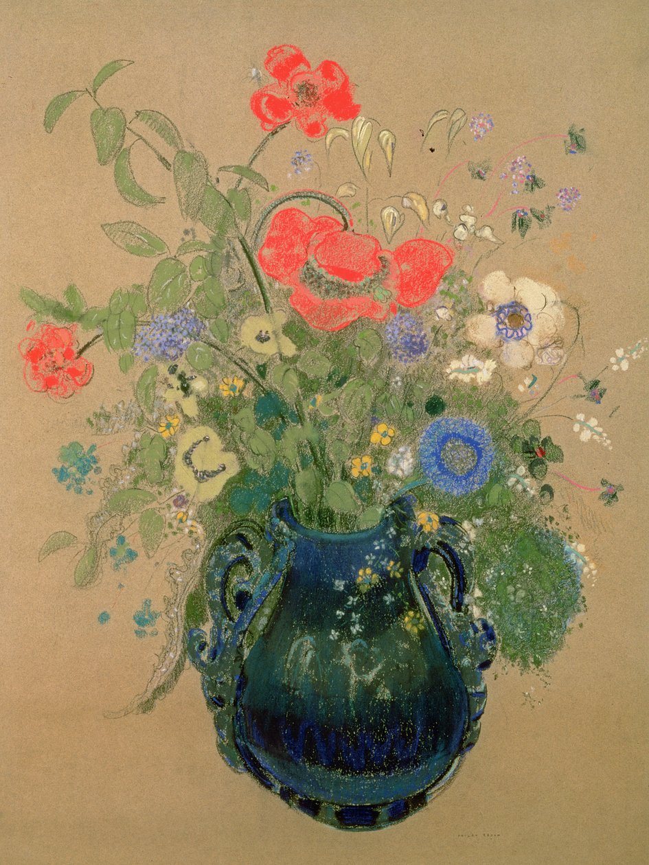 Vase of Flowers, c.1905-08 by Odilon Redon