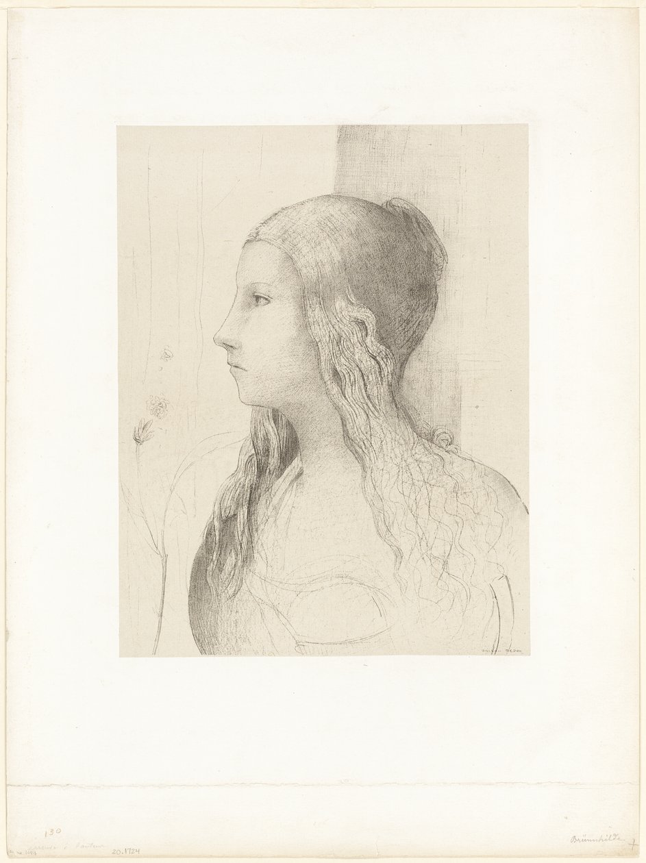 Brünnhilde (Twilight of the Gods) by Odilon Redon