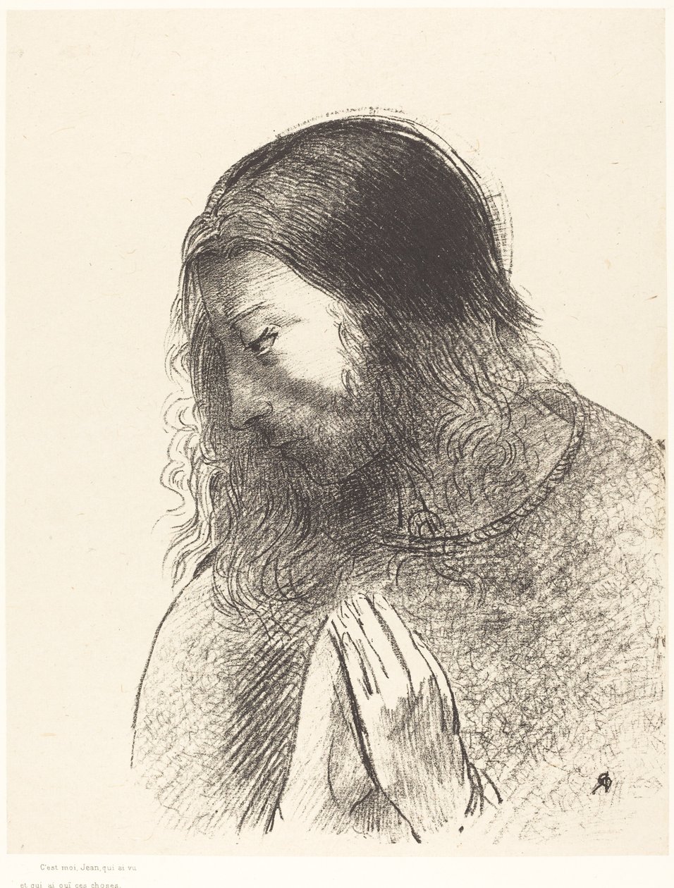 And I John saw these things and heard them by Odilon Redon