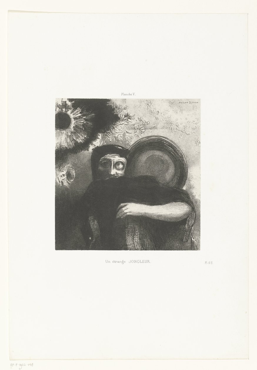 A Strange Juggler by Odilon Redon