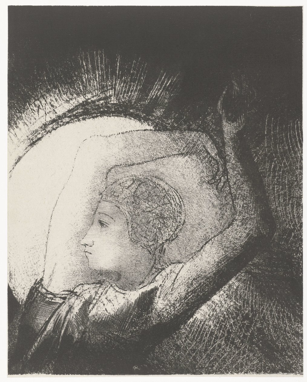 A Woman Clothed with the Sun (Apocalypse of Saint John) by Odilon Redon