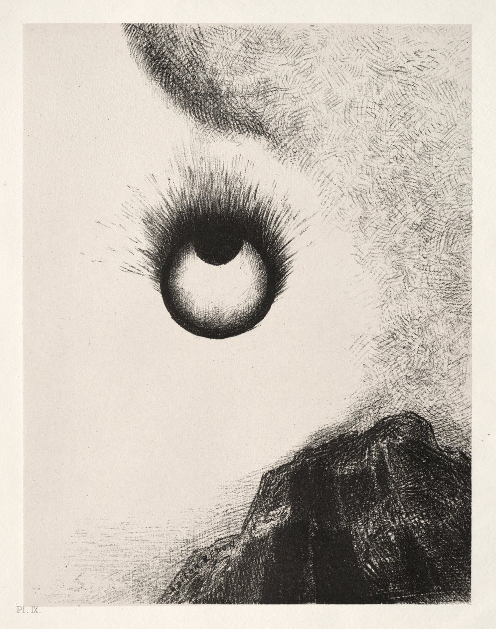 Everywhere Eyeballs are Aflame by Odilon Redon