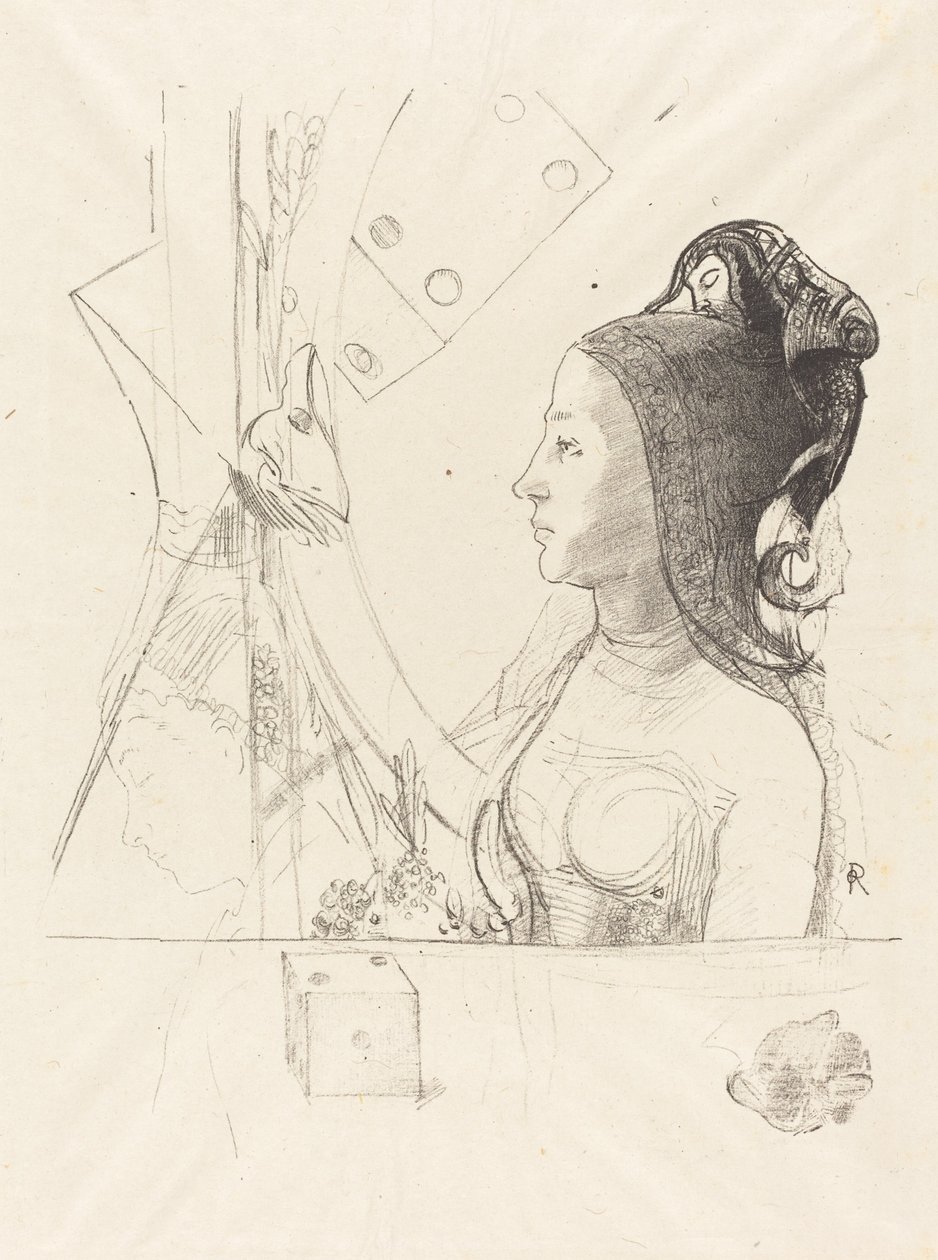 Profile of a Woman by Odilon Redon