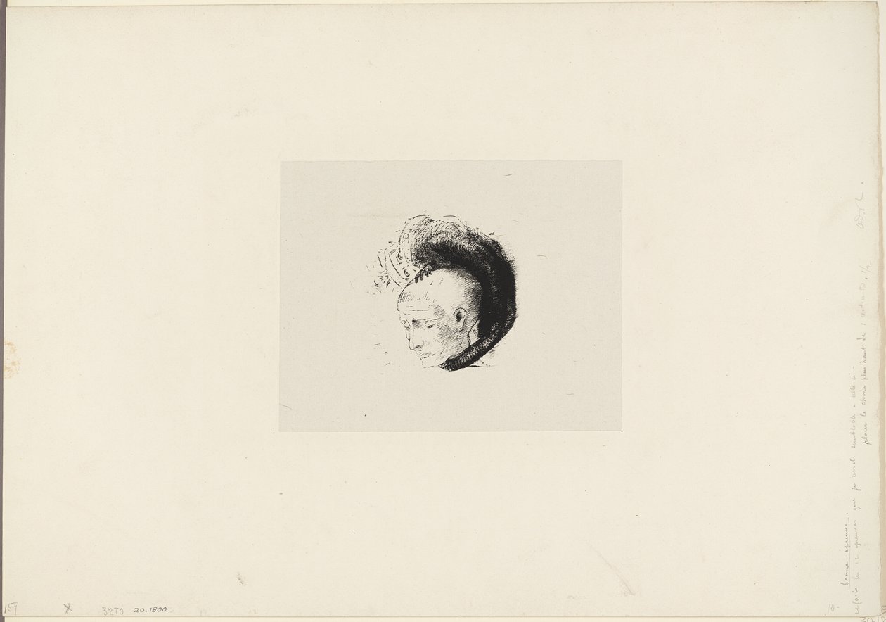 Frontispiece for The Idealistic Movement in Painting by André Mellerio by Odilon Redon