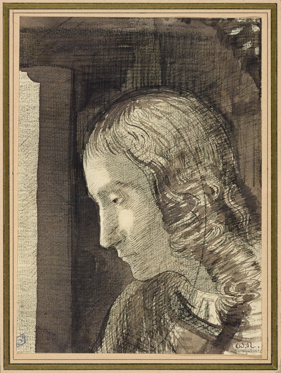 Head to the Left by Odilon Redon