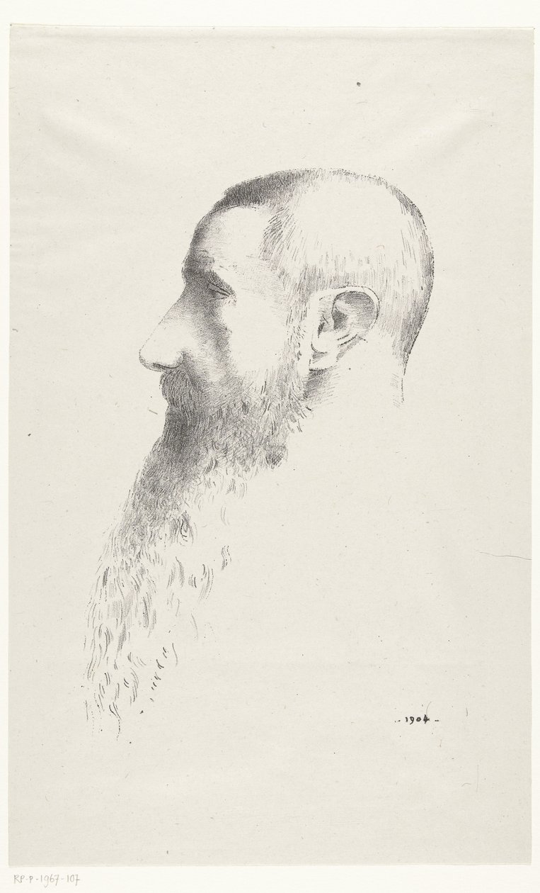 Portrait of Roger Marx by Odilon Redon