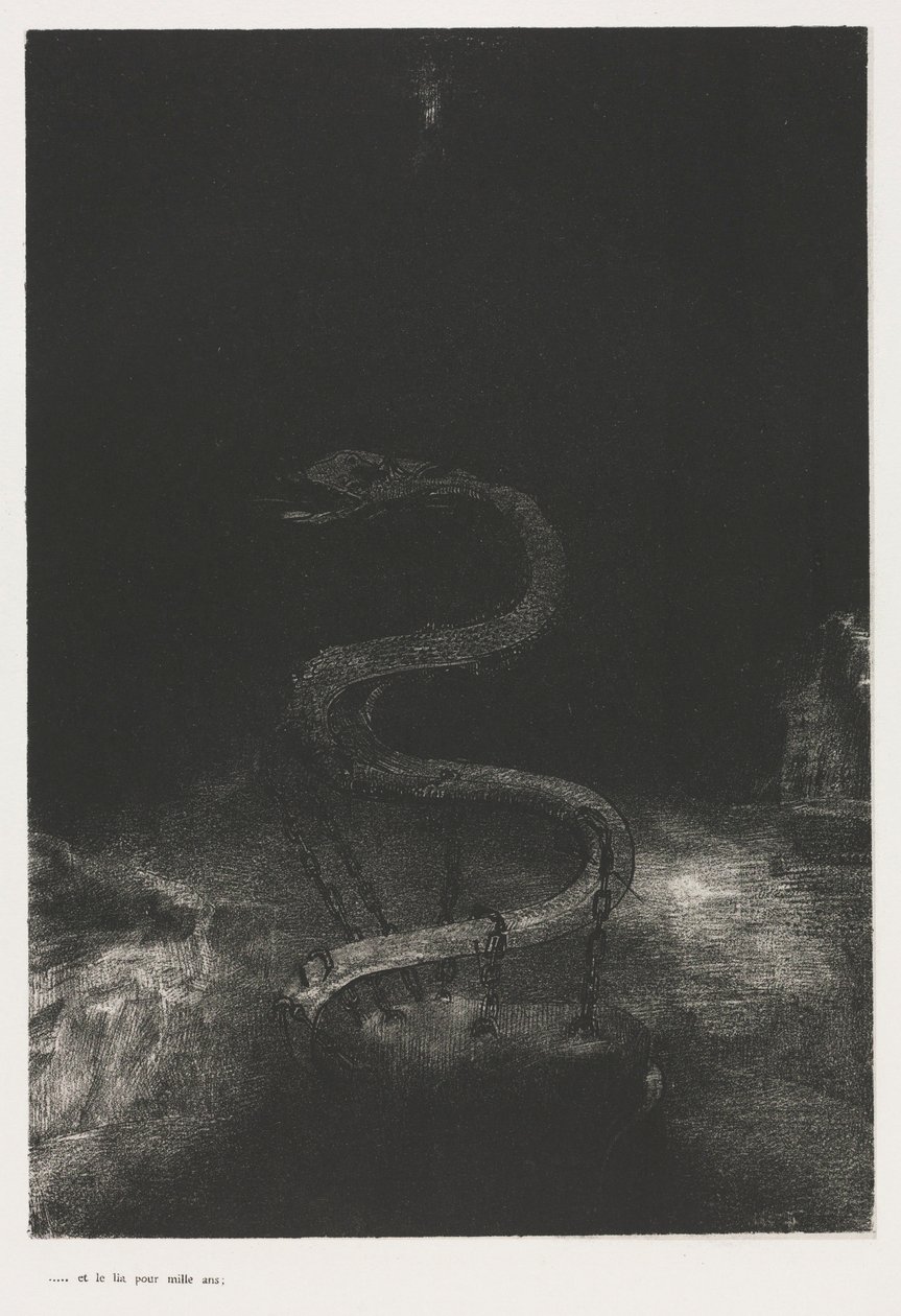 The Apocalypse of Saint John: And Bound Him a Thousand Years by Odilon Redon