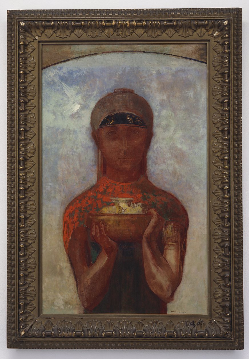 The Cup of Mystery, or Sibyl by Odilon Redon
