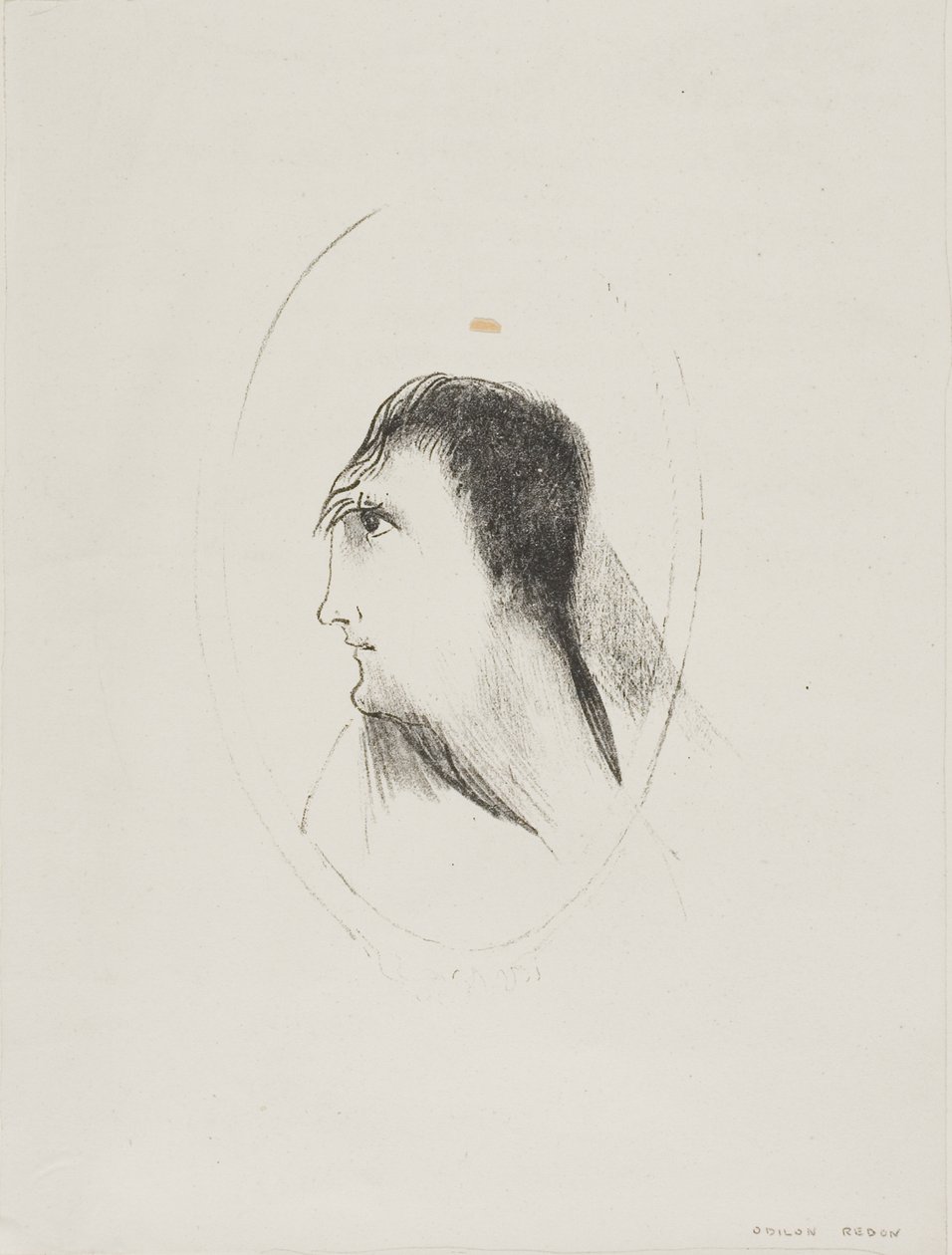 The Width and Flatness of the Frontal Bone, plate 6 of 6 by Odilon Redon