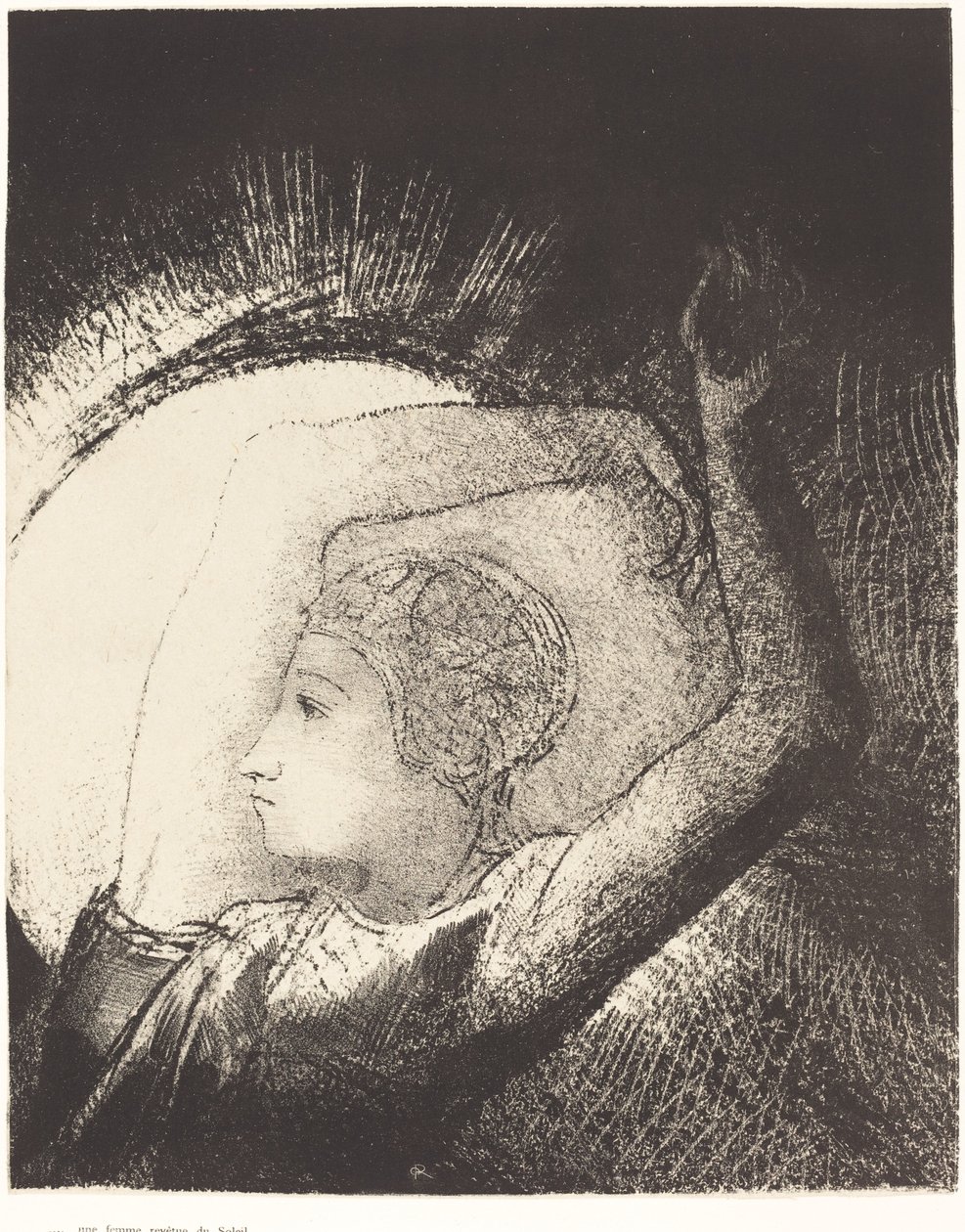 A Woman Clothed with the Sun by Odilon Redon