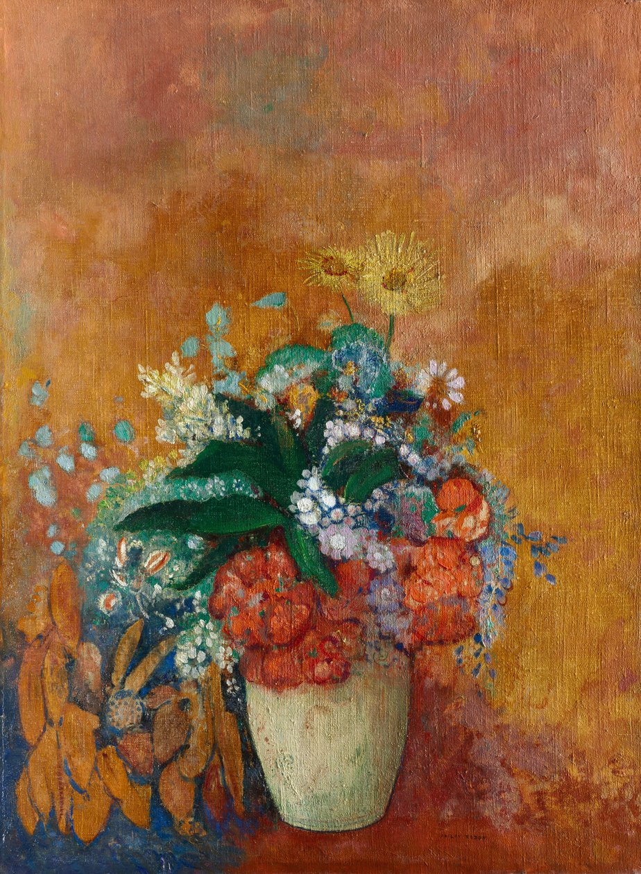 Vase of Flowers, c.1905 by Odilon Redon