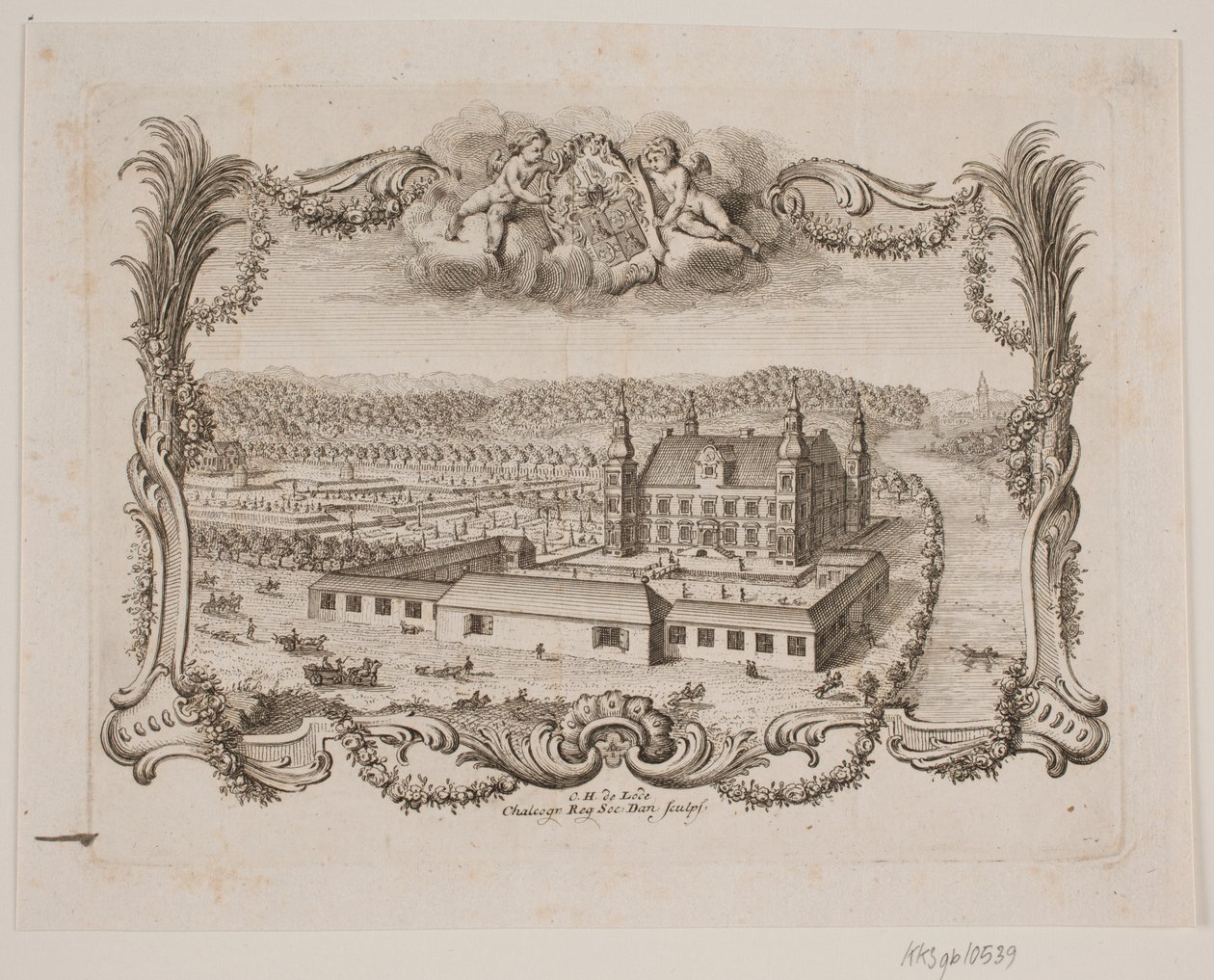 Engelsholm near Vejle by Odvardt Helmoldt de Lode