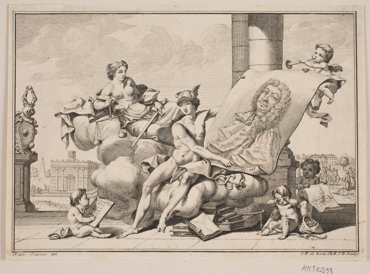 Peder Lasson. Allegorical Surroundings by Odvardt Helmoldt de Lode