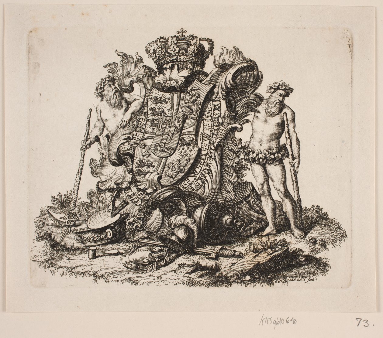 The Danish Royal Coat of Arms by Odvardt Helmoldt de Lode