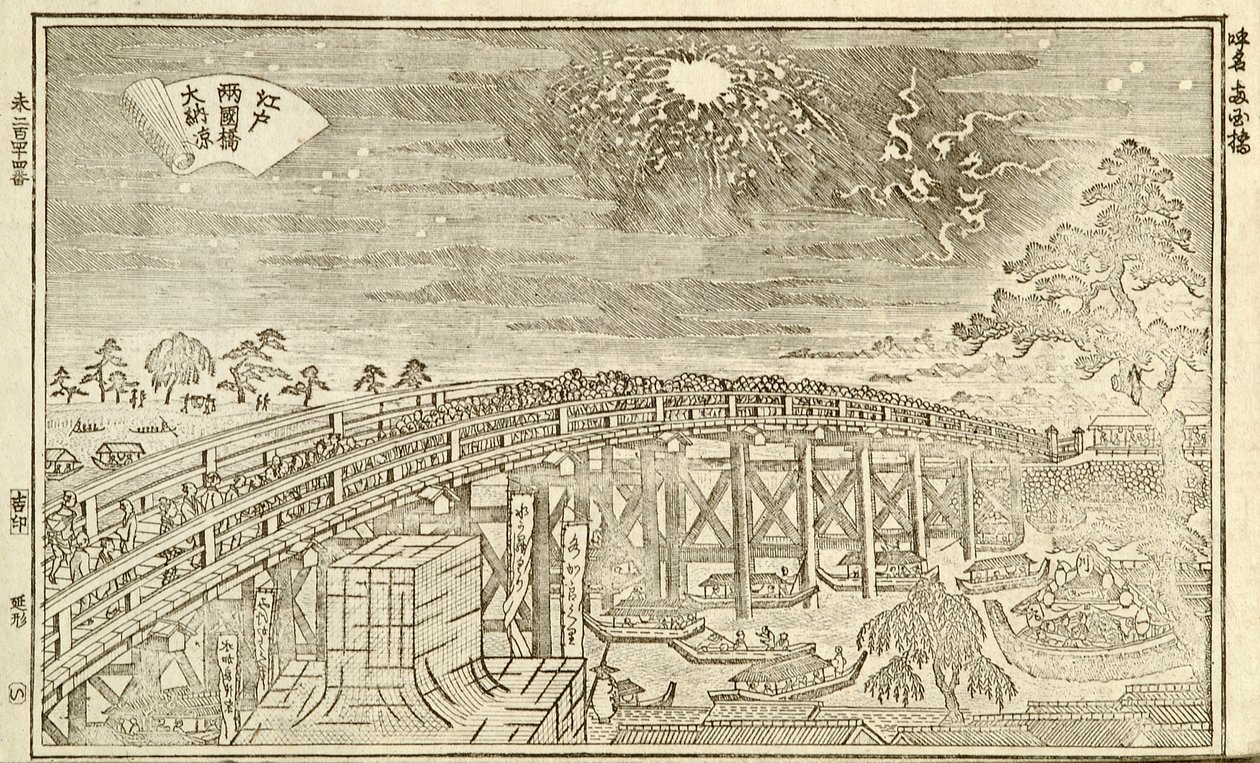 Book of Views of Edo, p.25 by Okada Shuntosai