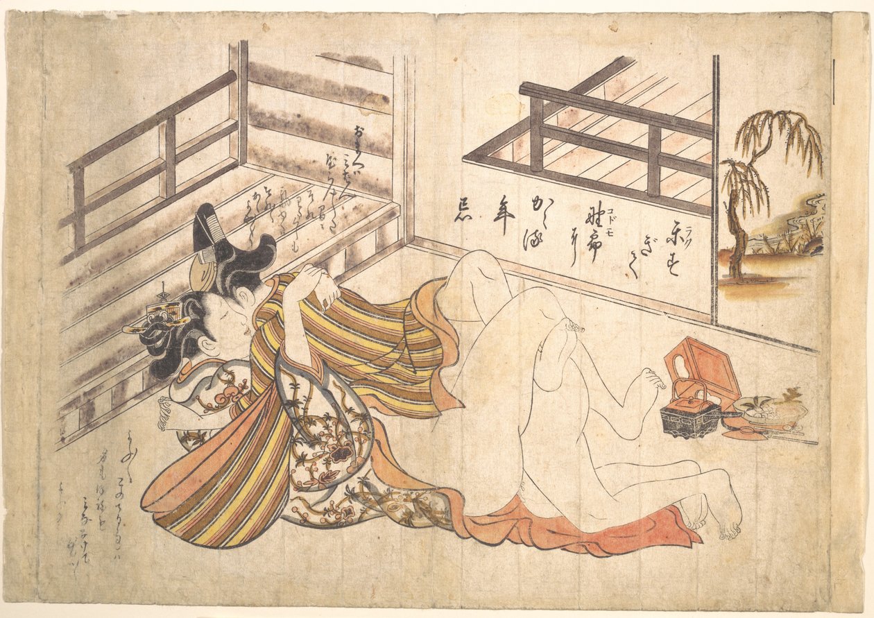 Bedroom Scene by Okumura Masanobu