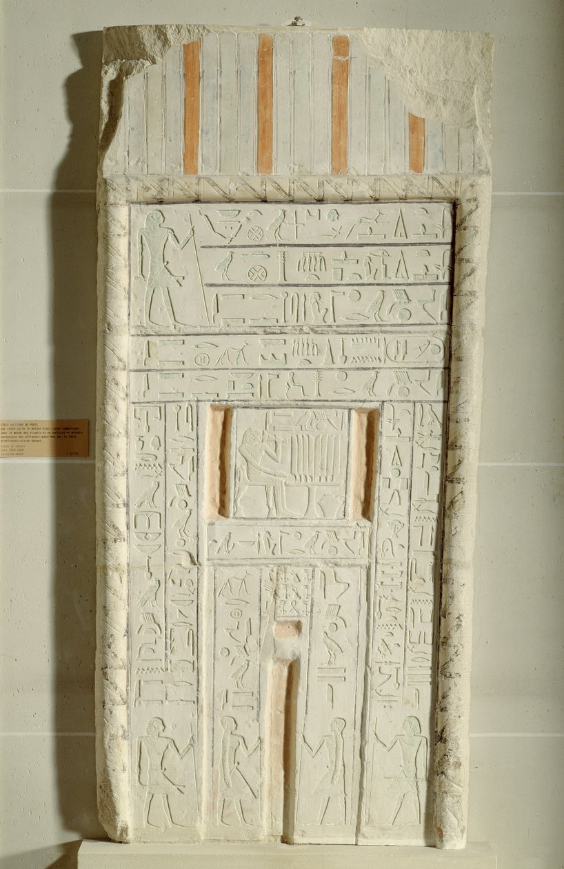 False door of Sheshi by Old Kingdom Egyptian