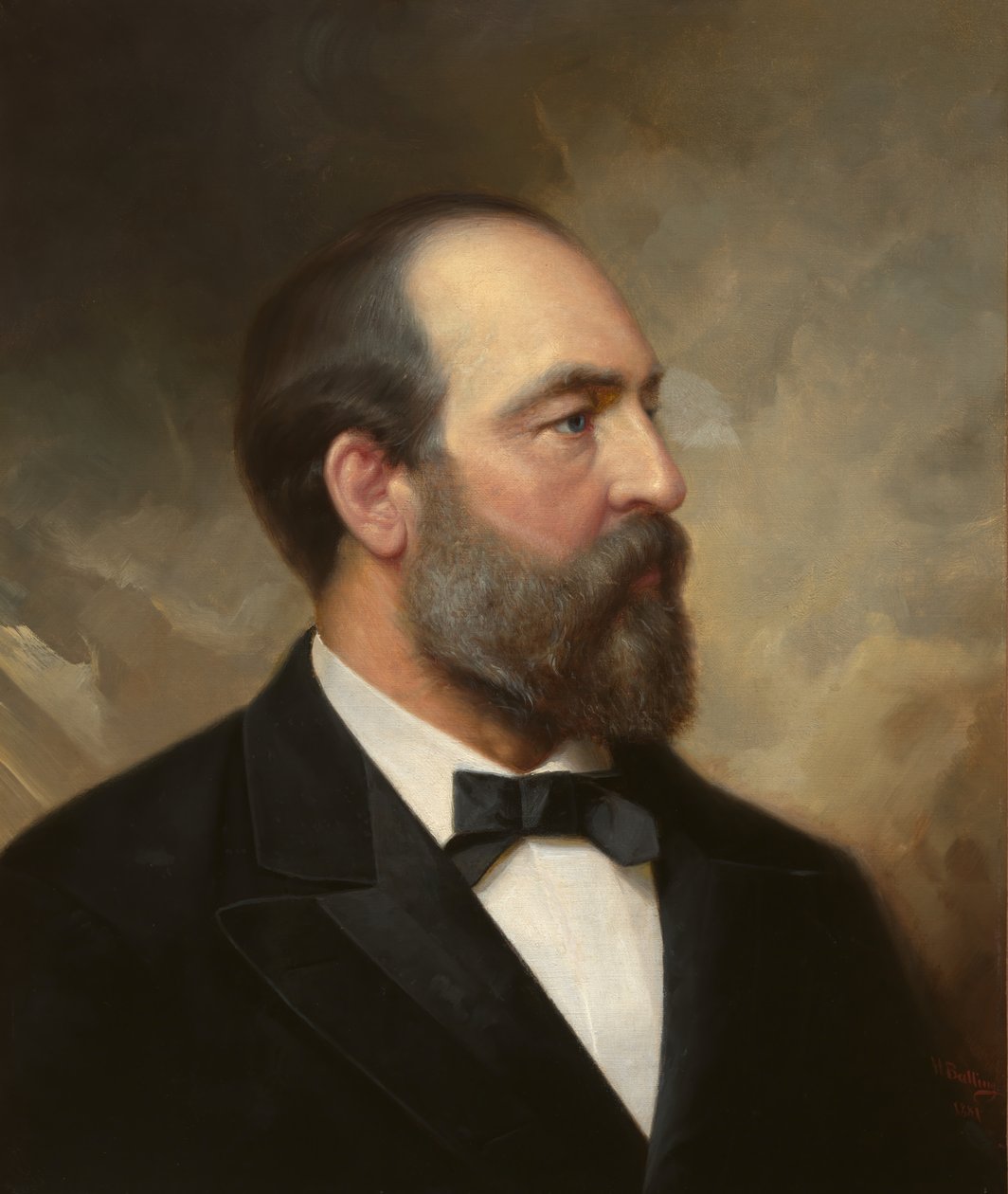 James Abram Garfield (1831-1881) by Ole Peter Hansen Balling