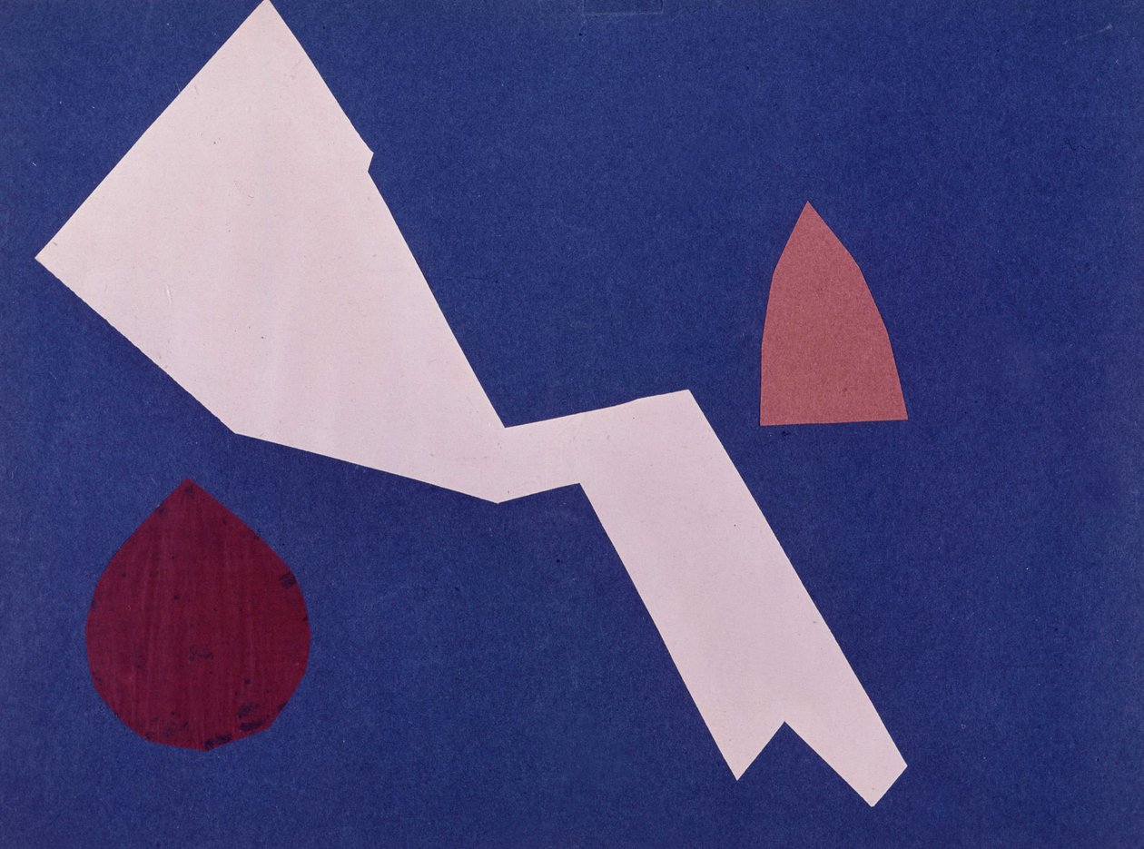 Universal War Collage work by Olga Rosanova, January 1916 by Olga Wladimirowna  Rosanowa