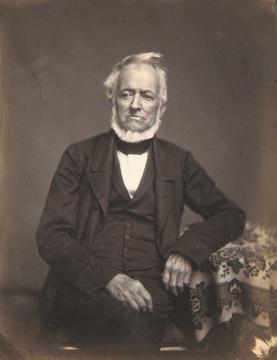 Portrait of a Gentleman with White Hair by Oliver H. Willard
