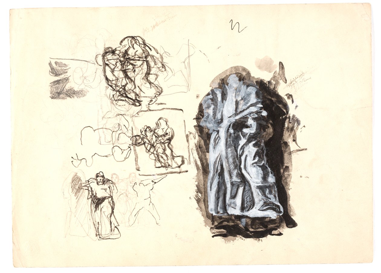 Figure and Composition Sketches by Oluf Hartmann