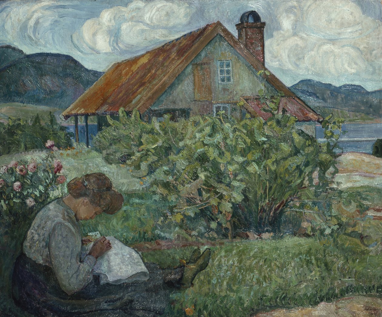 Gogga Sewing by Oluf Wold-Thorne