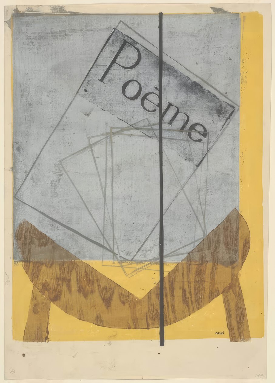 Composition No. 2: Character by Onchi Kôshirô