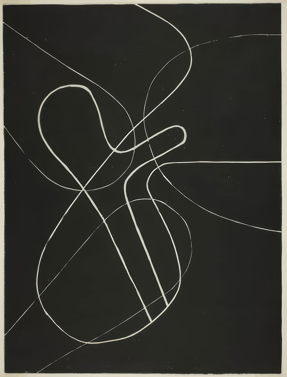 Improvisation No. 3: Line by Onchi Kôshirô