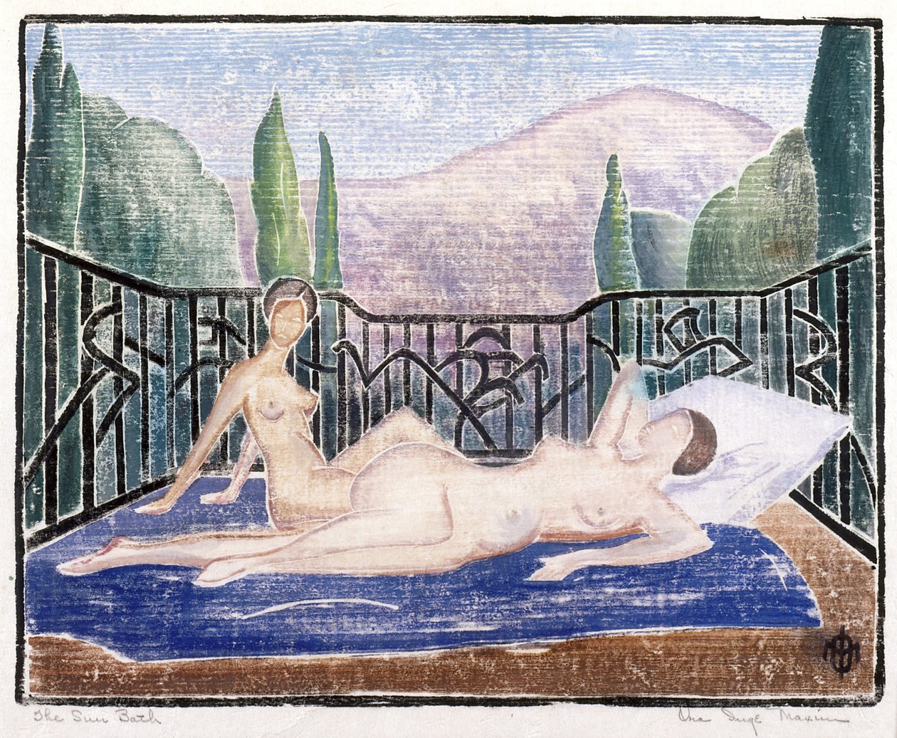 The Sun Bath by Ora Inge Maxim