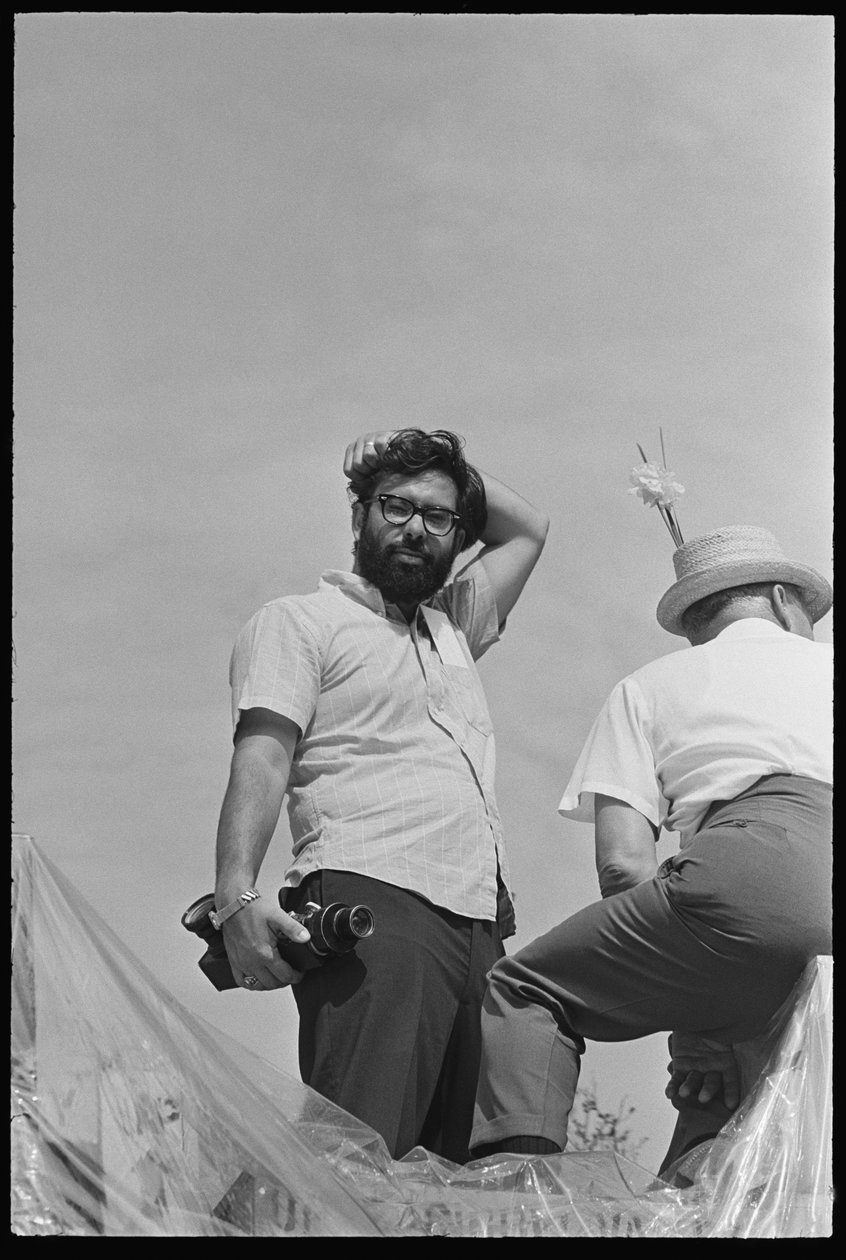 Francis Ford Coppola on set of 