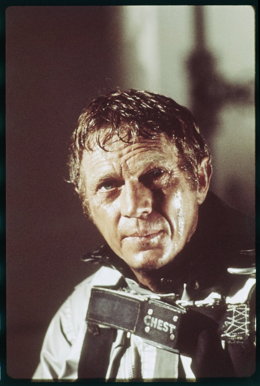 Steve McQueen on set of 