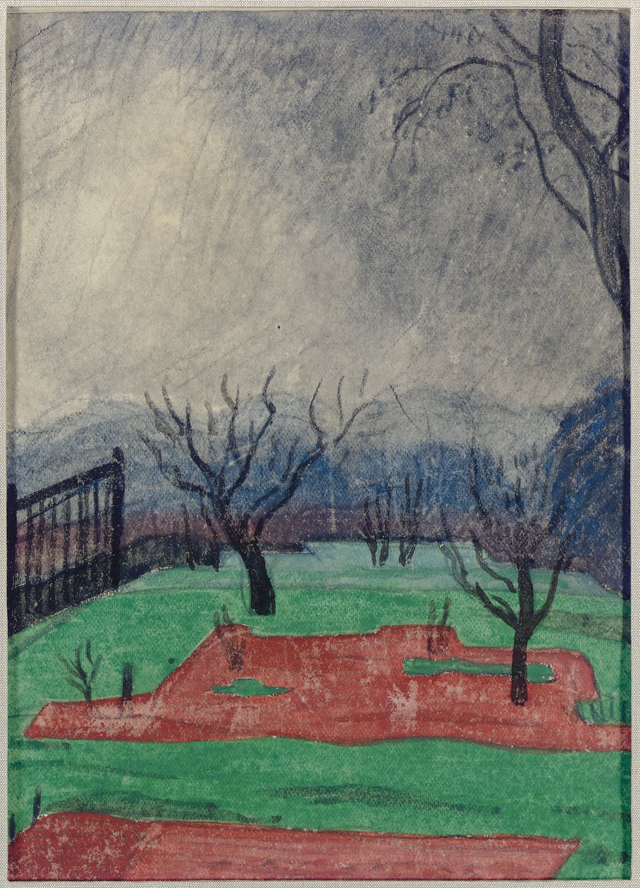 Field at Sunset by Oscar Florianus Bluemner