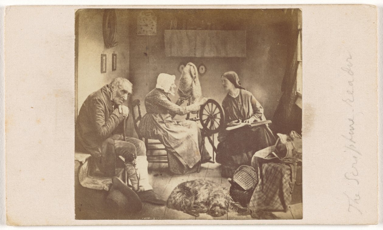 The Scripture Reader by Oscar Gustave Rejlander