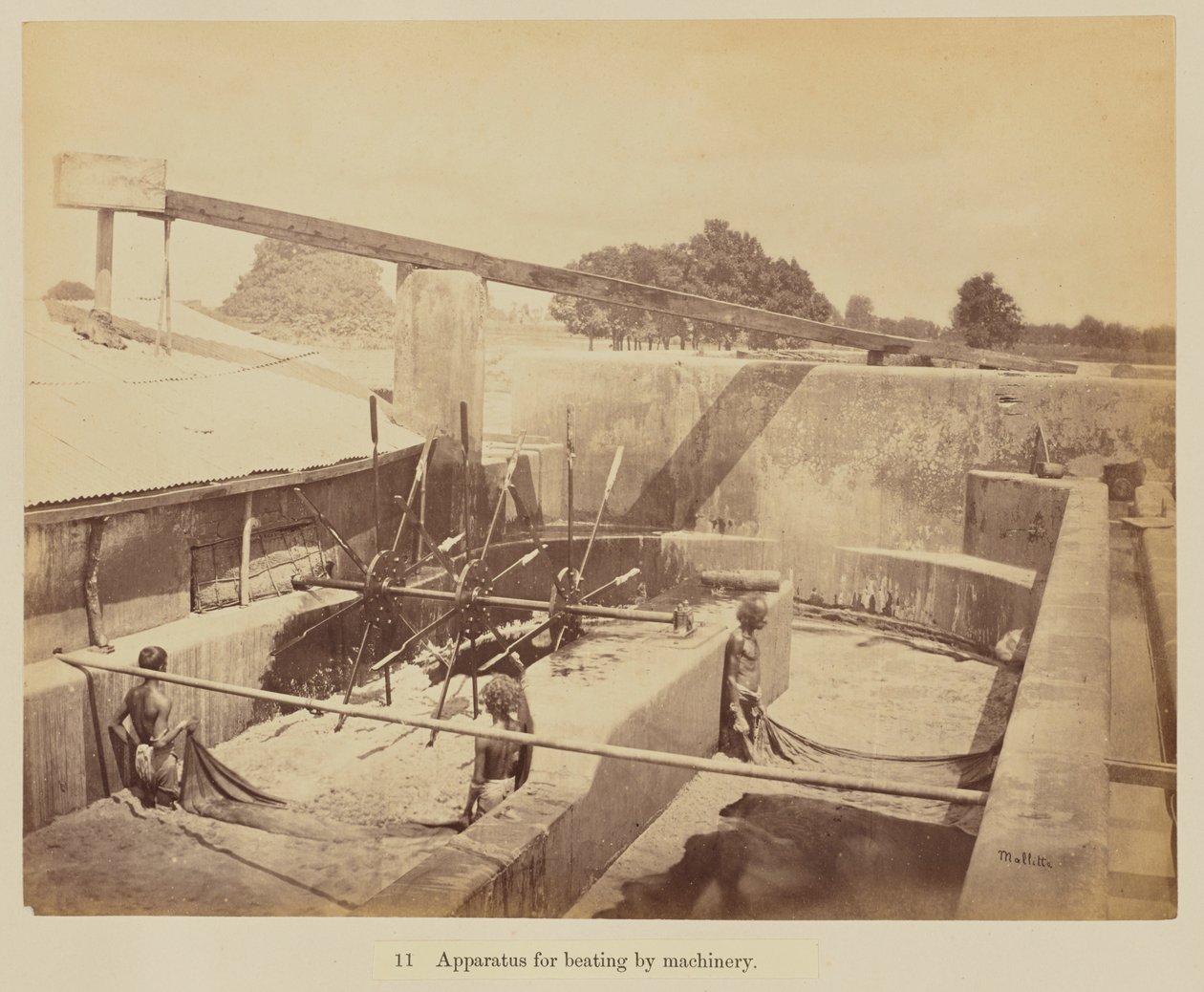 Apparatus for beating by machinery by Oscar Jean Baptiste Mallitte