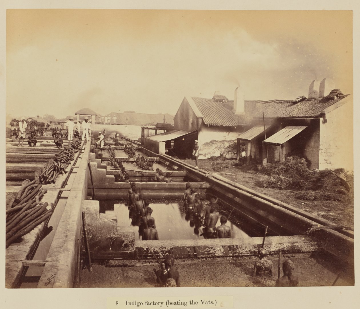 Indigo Factory (Loading the Vats) by Oscar Jean Baptiste Mallitte