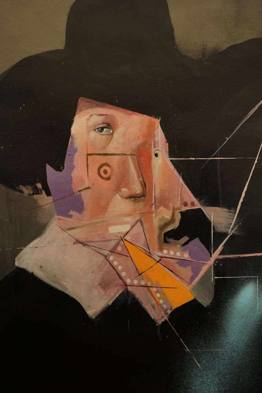 Remembering Rembrandt (detail) by Oscar Nin