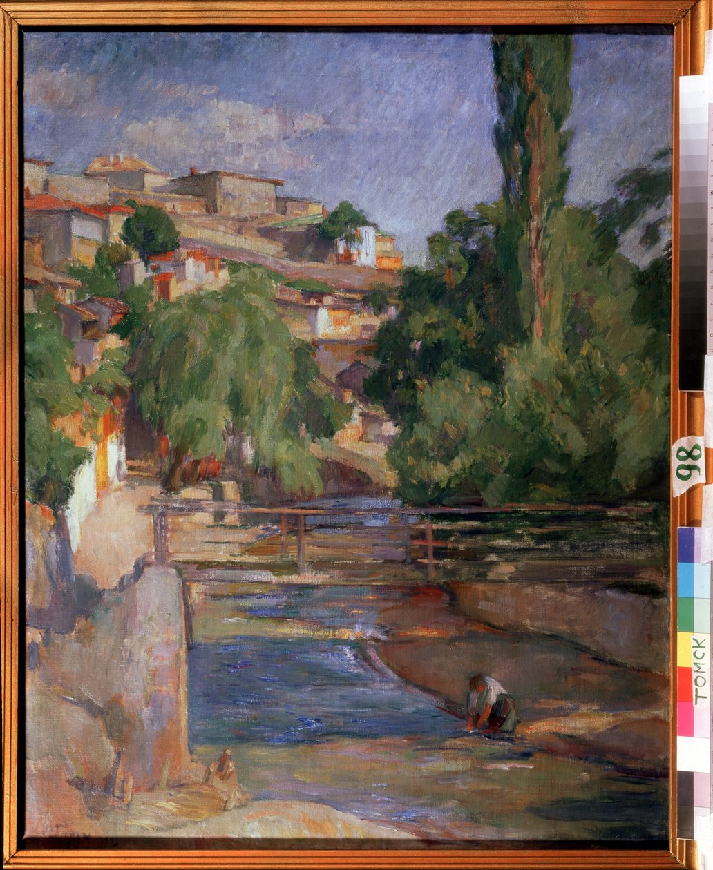 Landscape with Bridge and River by Osip Emmanuilovich Braz