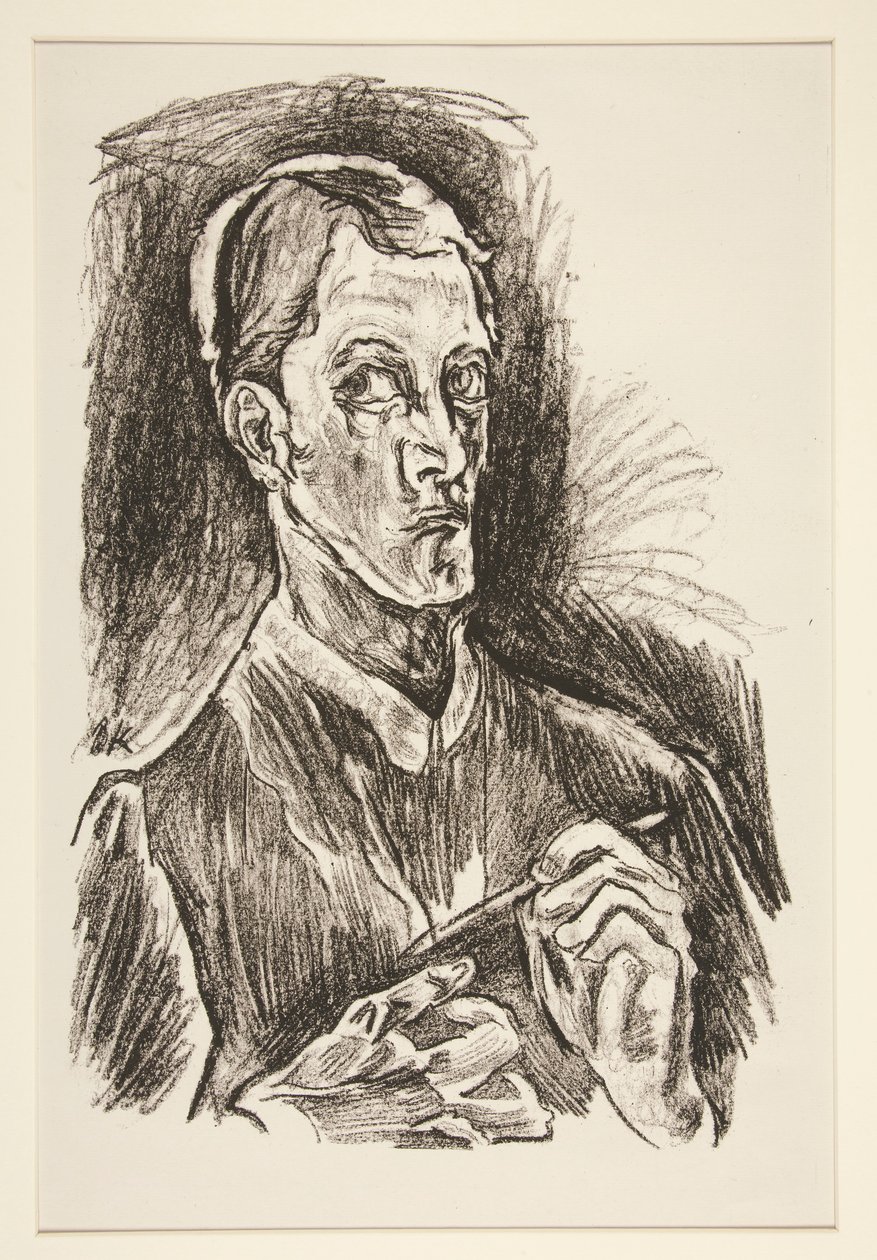 Self-Portrait by Oskar Kokoschka