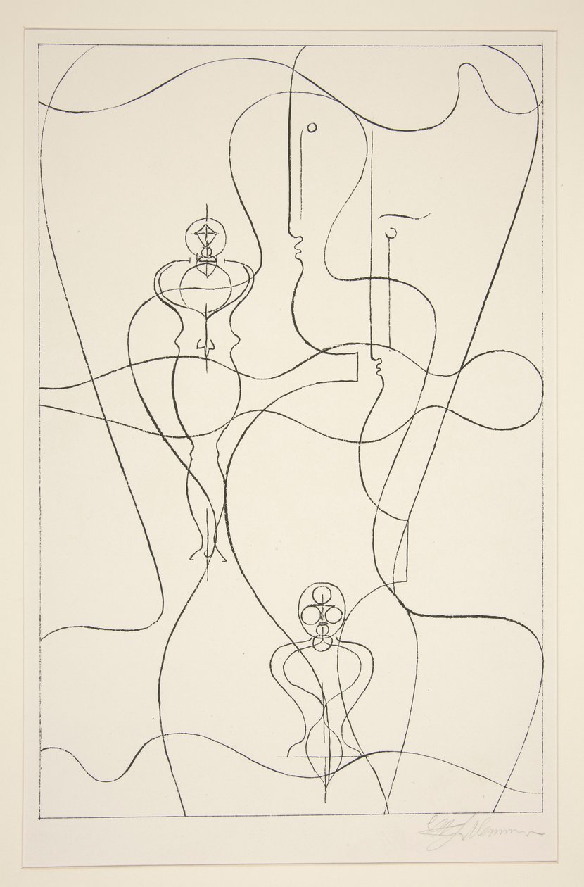Abstraction by Oskar Schlemmer
