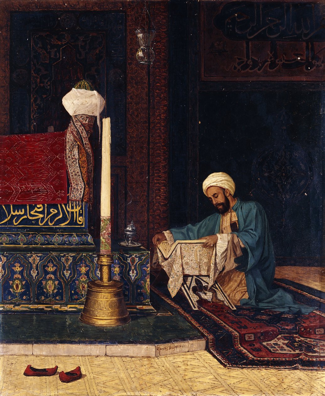 The Tomb of Mehmed I, Yesil Turbe, Bursa by Osman Hamdi Bey